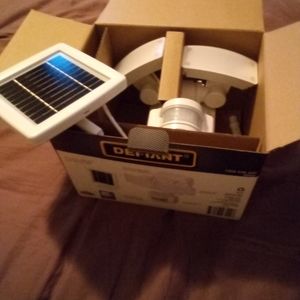 Motion activated security light